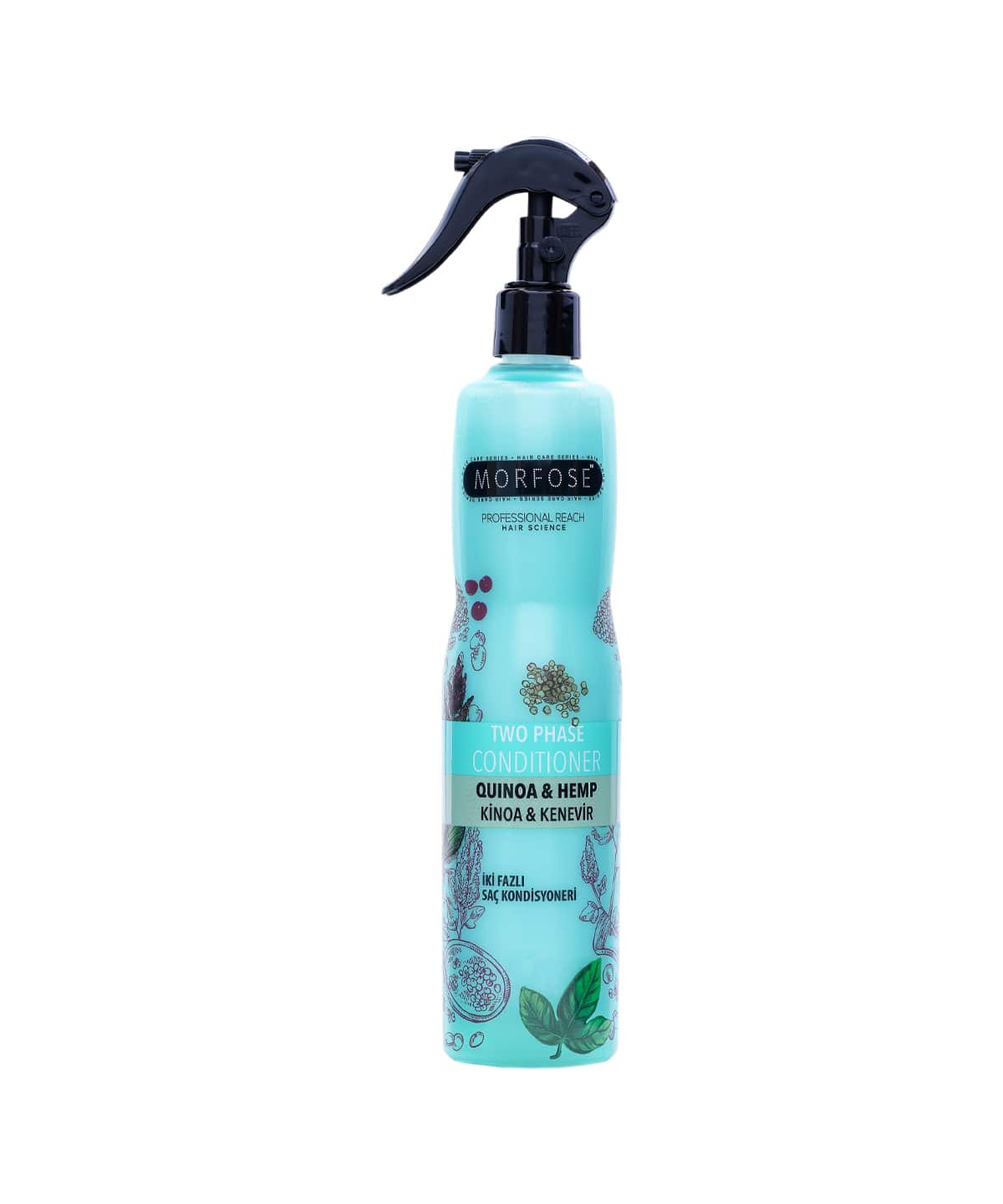 Morfose Two Phase Conditioner Quinoa & Hemp, 13.52 Fl Oz