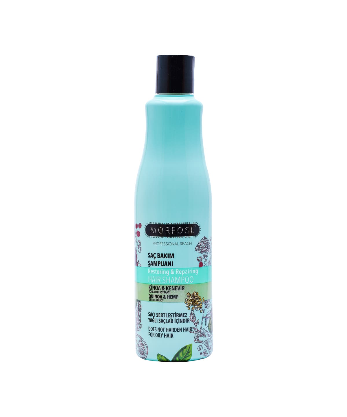 Morfose Quinoa & Hemp Hair Shampoo, 16.9 Fl Oz