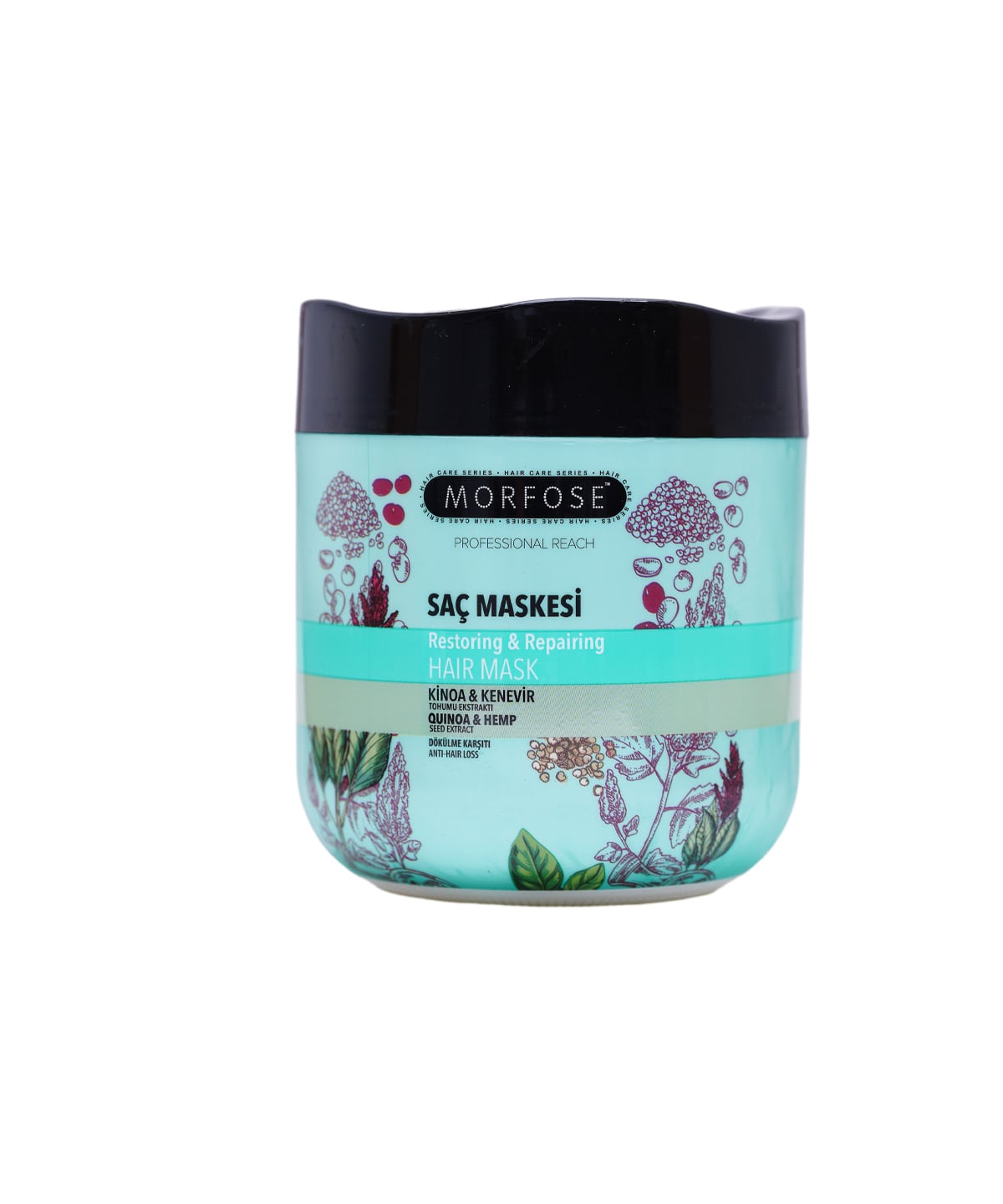 Morfose Quinoa & Hemp Hair Mask, 16.9 Fl Oz