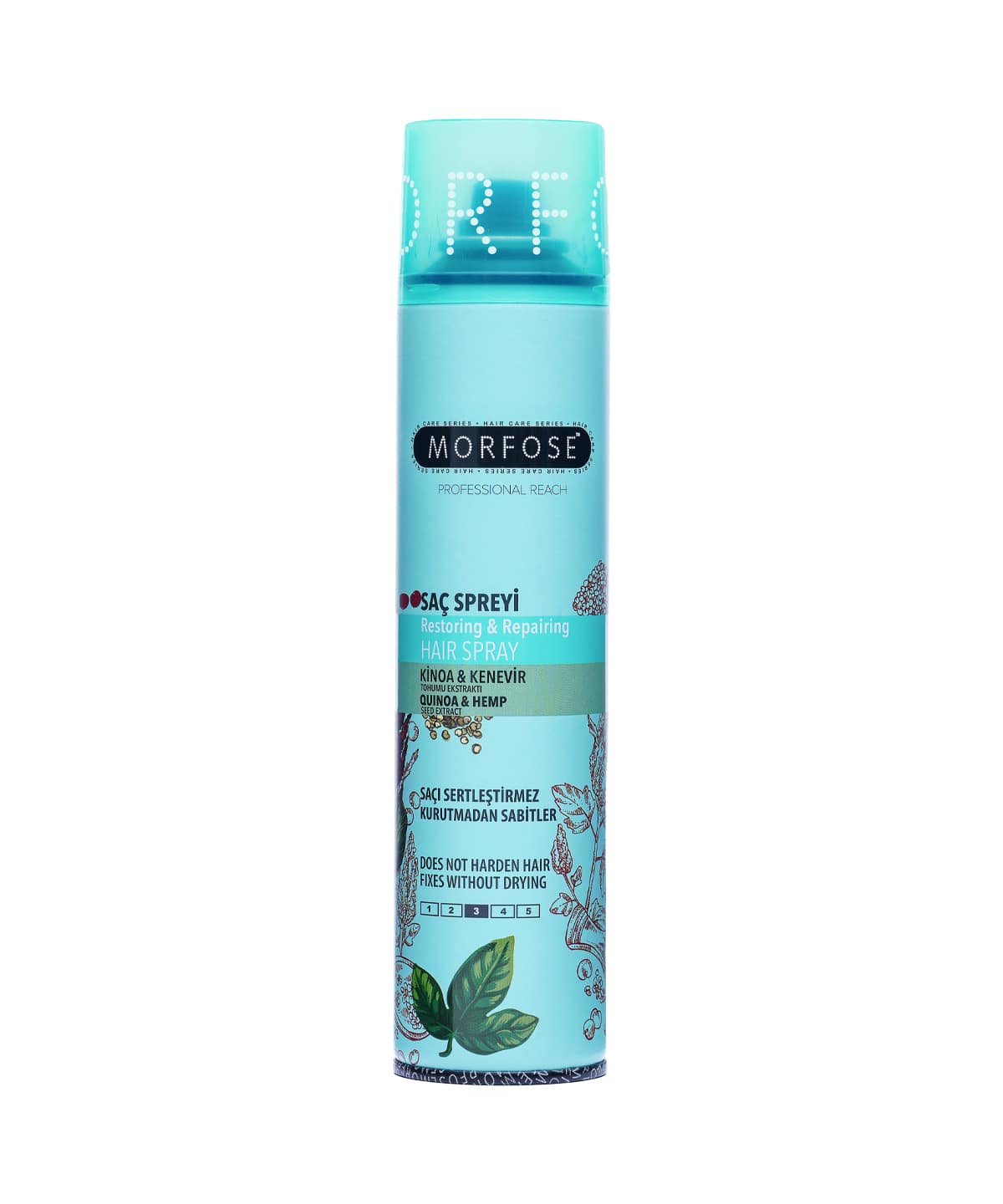 Morfose Quinoa & Hemp Hair Spray, 8.45 Fl Oz