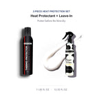 Morfose Blow-Dry Protection Duo - heat protectant spray and milk therapy leave-in conditioner set
