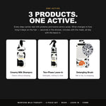 All 3 products in the Morfose Milk Therapy set carry real milk proteins and twelve amino acids