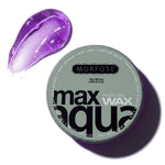 Morfose Max Aqua hair gel wax jar, Level 4 extra strong, 5.92 fl oz