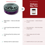 Morfose Gel Wax Max Aqua compared with ordinary hair styling products