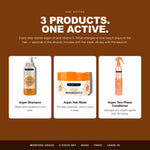 All 3 products in the Morfose Argan set carry argan oil and vitamin E