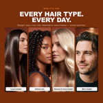 Morfose Argan leave-in on straight, curly, bleached and men's hair