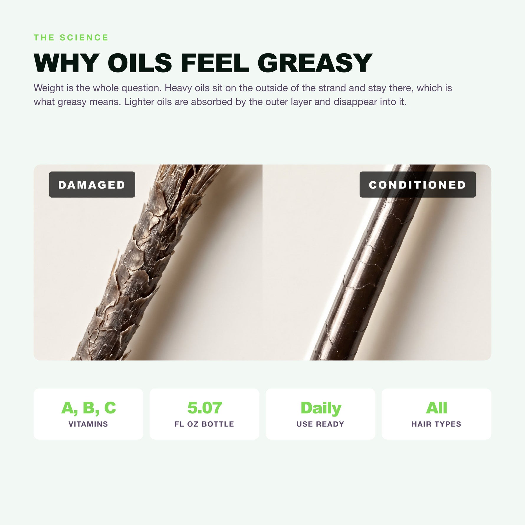 Morfose Oils and Serums Botanical Hair Oil: why oils feel greasy