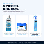 What is in the Morfose Collagen set: Collagen Shampoo, Collagen Hair Mask, Collagen Two-Phase Conditioner