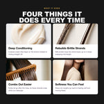 Morfose Milk Therapy hair mask benefits: Deep Conditioning, Rebuilds Brittle Strands