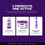 All 3 products in the Morfose Keratin set carry natural keratin