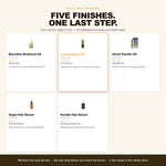 Morfose oils and serums: botanical, argan, keratin oil and two finishing serums
