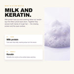 Morfose Professional Milk Keratin Shampoo: milk protein and keratin