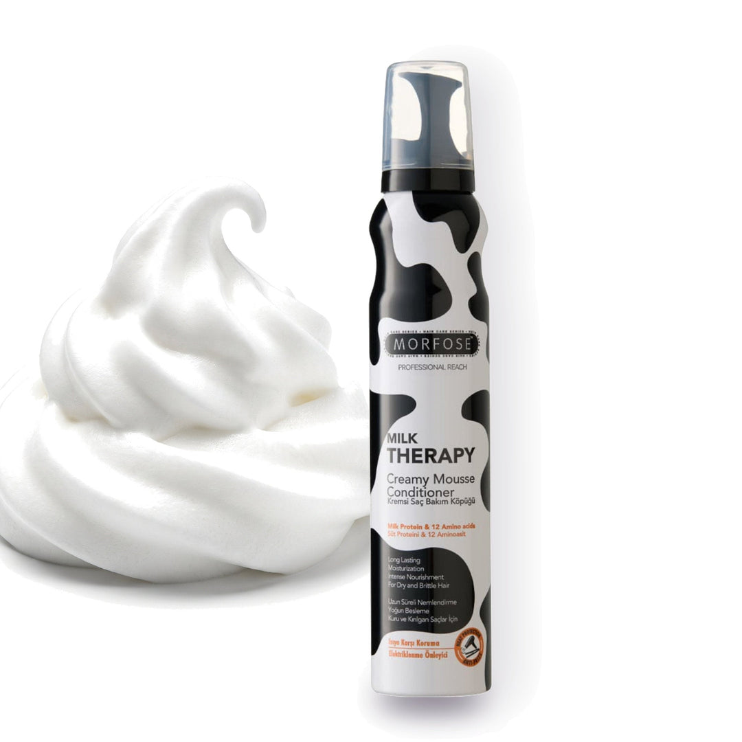 Morfose Milk Therapy Hair Mousse Classic product photo on a white background