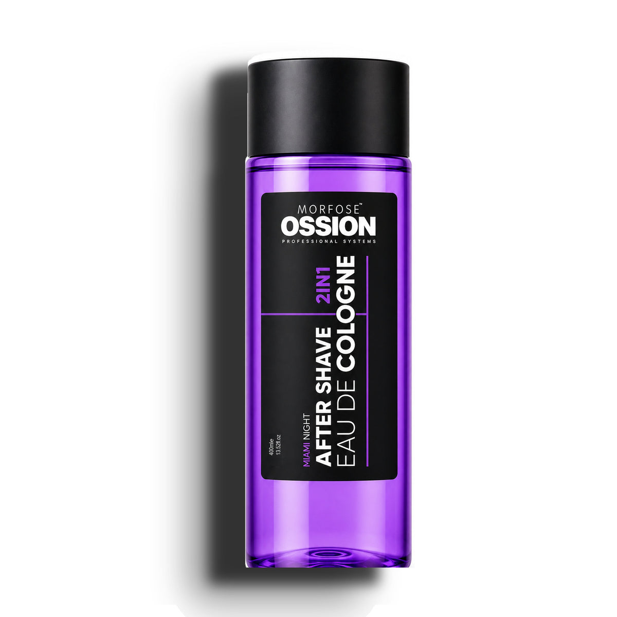 Ossion Miami Night After Shave bottle, 400 ml, on a white background