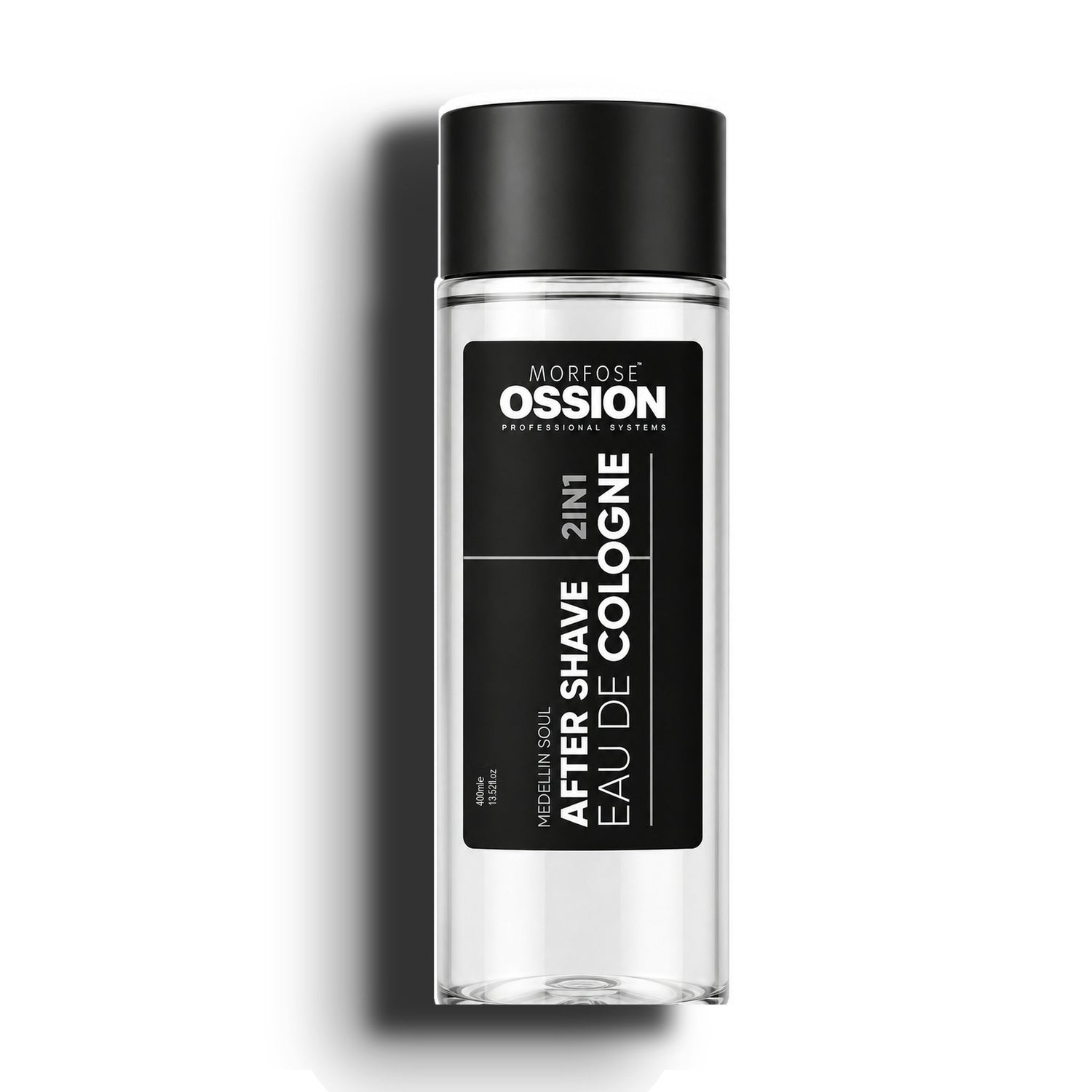 Ossion Medellin Soul After Shave bottle, 400 ml, on a white background