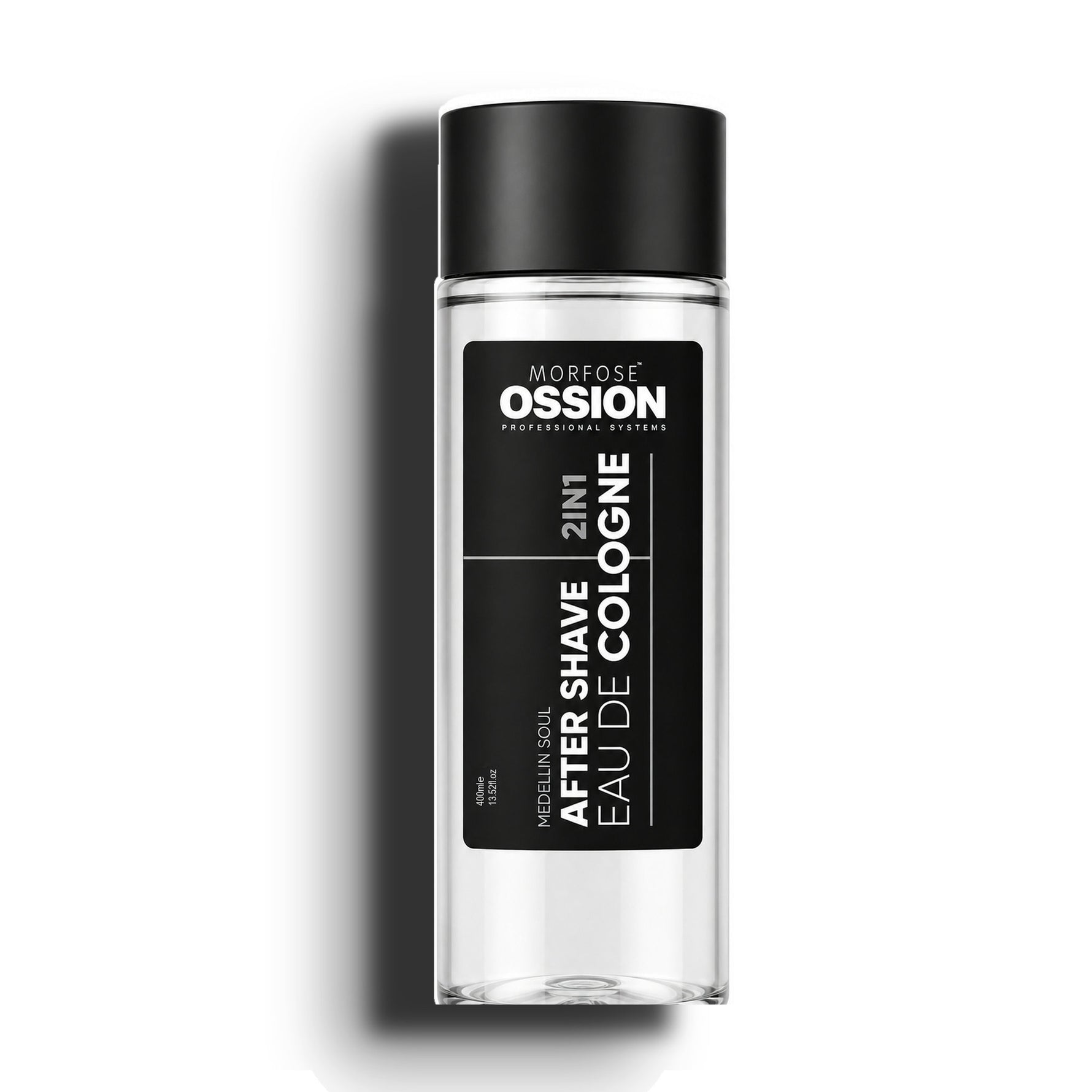 Ossion Medellin Soul After Shave bottle, 400 ml, on a white background