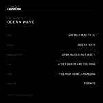 Ossion Ocean Wave After Shave: size, scent, use and country of origin