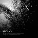 Macro of beard hair with no strays after Ossion Beard Balm