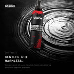 Ossion Color Mousse can resting on rippling water