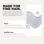 Morfose Oils and Serums Smoothing Serum: keratin and weightless base