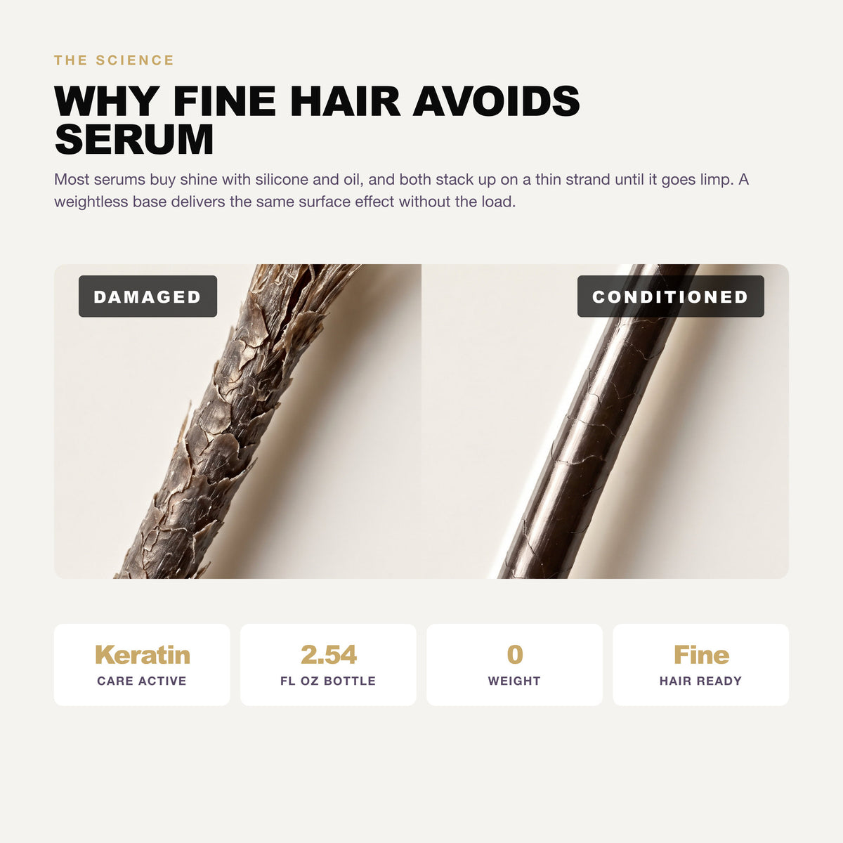 Morfose Oils and Serums Smoothing Serum: why fine hair avoids serum