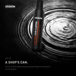 Ossion Clipper Spray can resting on rippling water