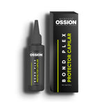 Ossion Bond Plex bottle with its box, 150 ml, on a white background