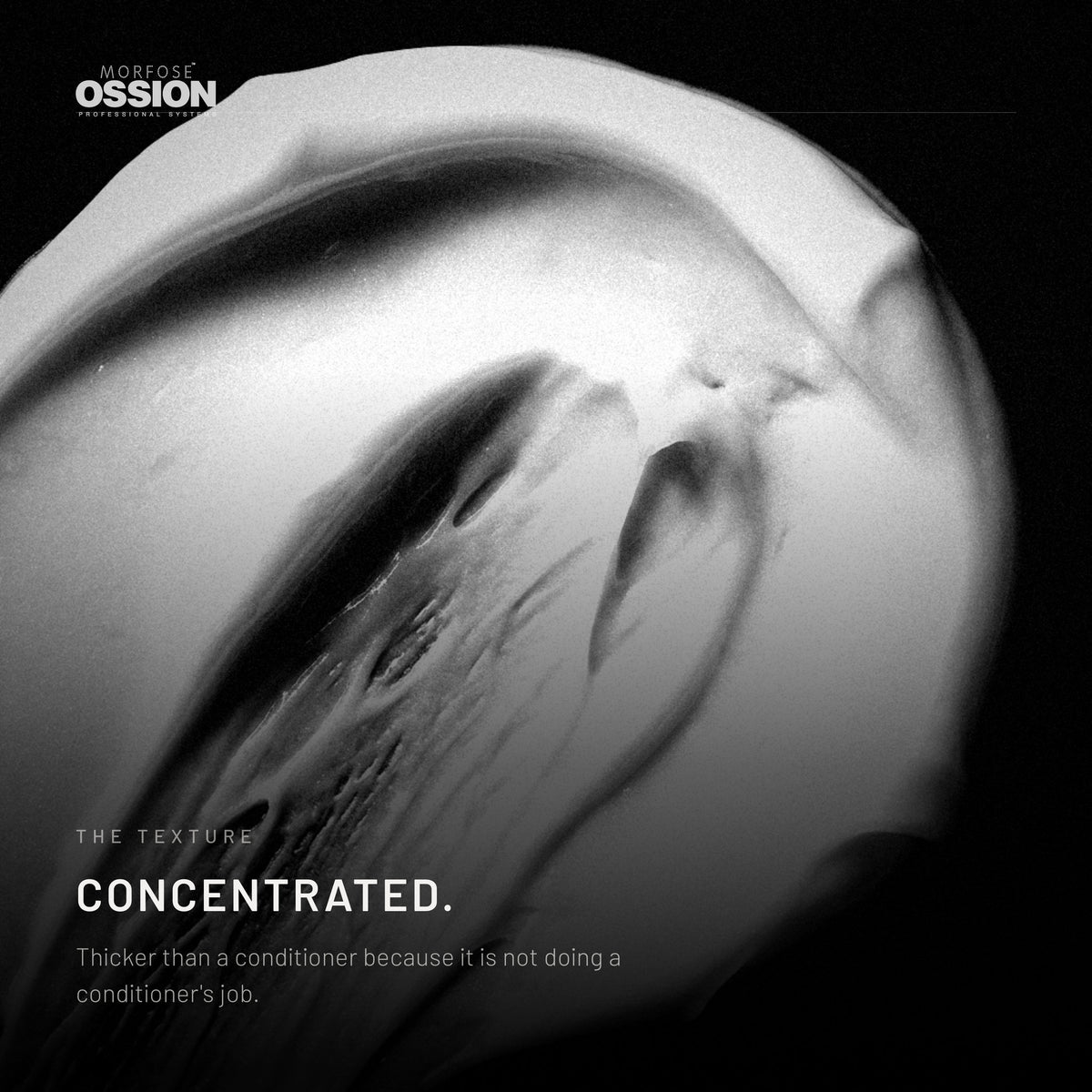 A thick swipe of Ossion Bond Plex treatment cream