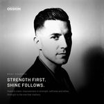 A man with strong, healthy-looking coloured hair