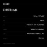 Ossion Beard Serum: size, daily use, what it is for and origin
