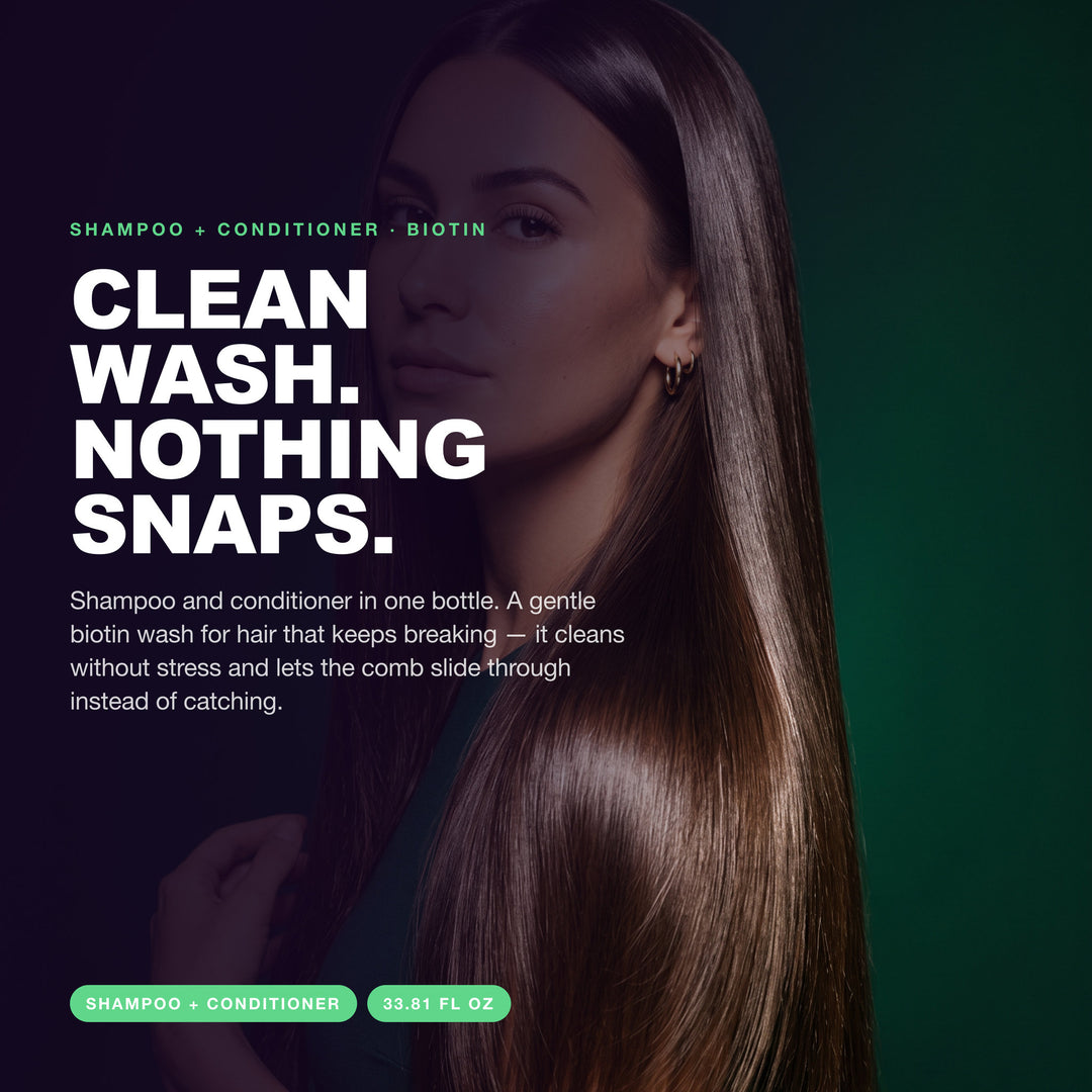 Morfose Bubbless Shampoo Biotin overview