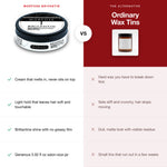 Morfose Professional Briyantin Hair Wax compared with ordinary hair styling products