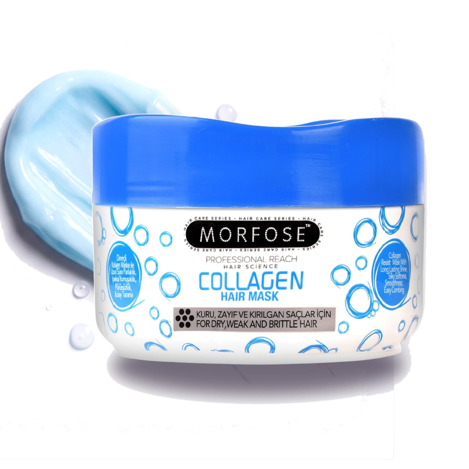 Morfose Collagen hair mask jar, deep conditioning treatment, 16.9 fl oz