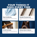 Morfose Collagen hair mask benefits: Deep Conditioning, Rebuilds Processed Hair