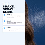 How to use Morfose Collagen leave-in: shake, spray, comb