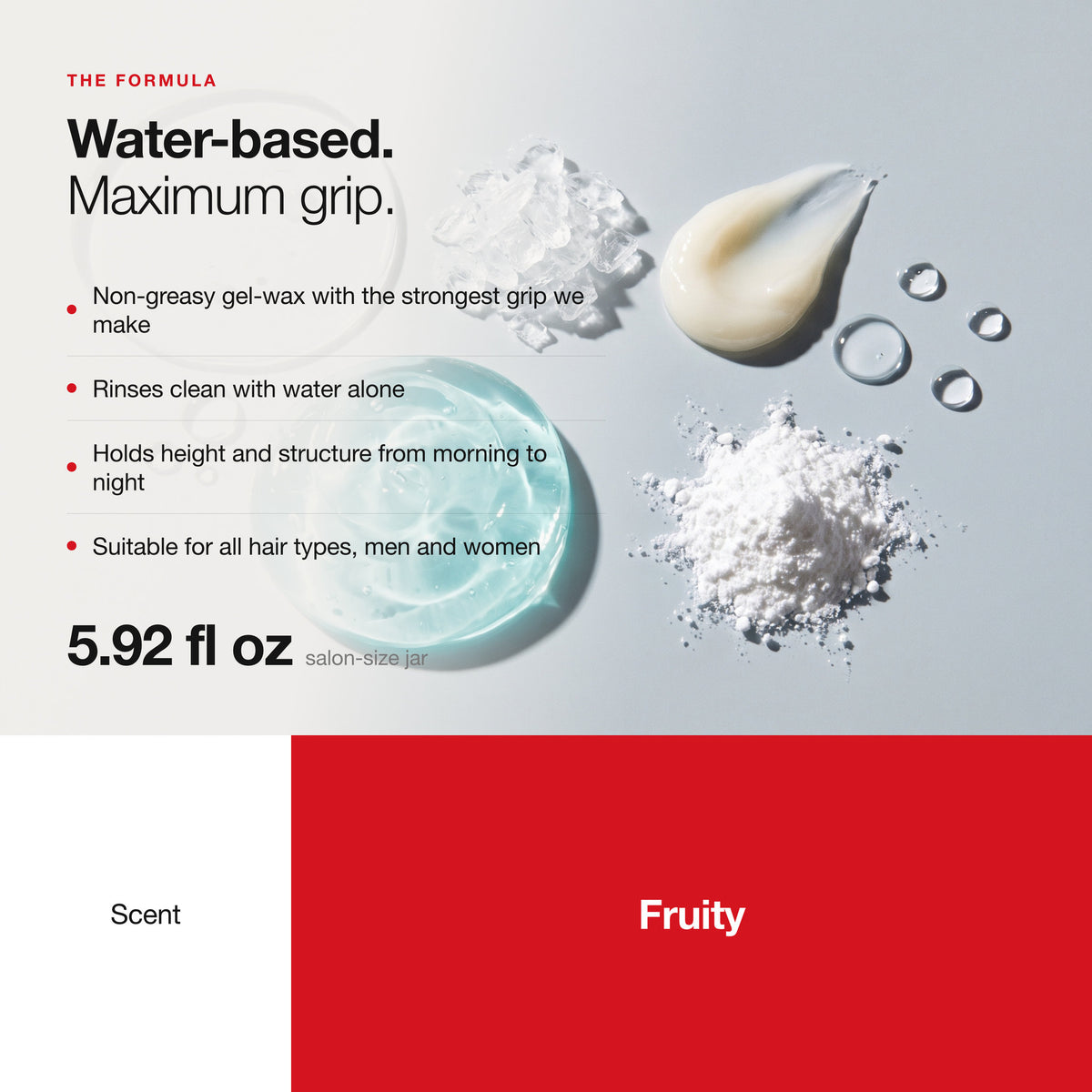 Morfose Gel Wax Deep Aqua formula and scent profile