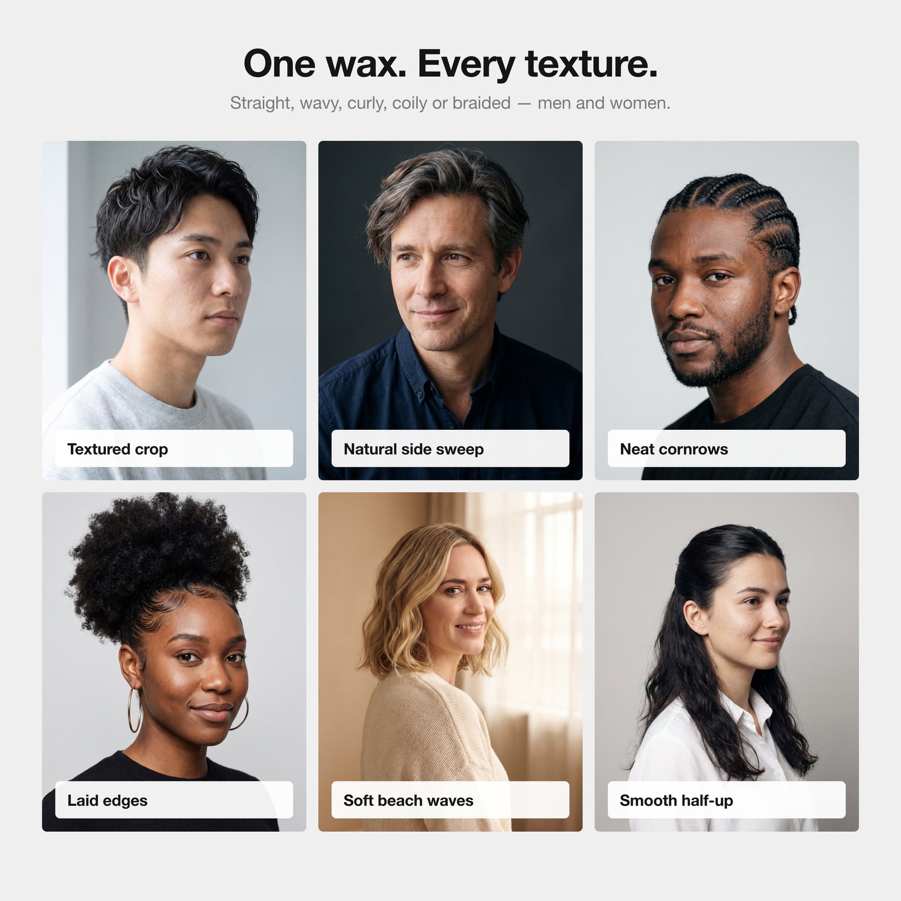 Morfose Extra Aqua styled on straight, wavy, curly, coily or braided - men and women