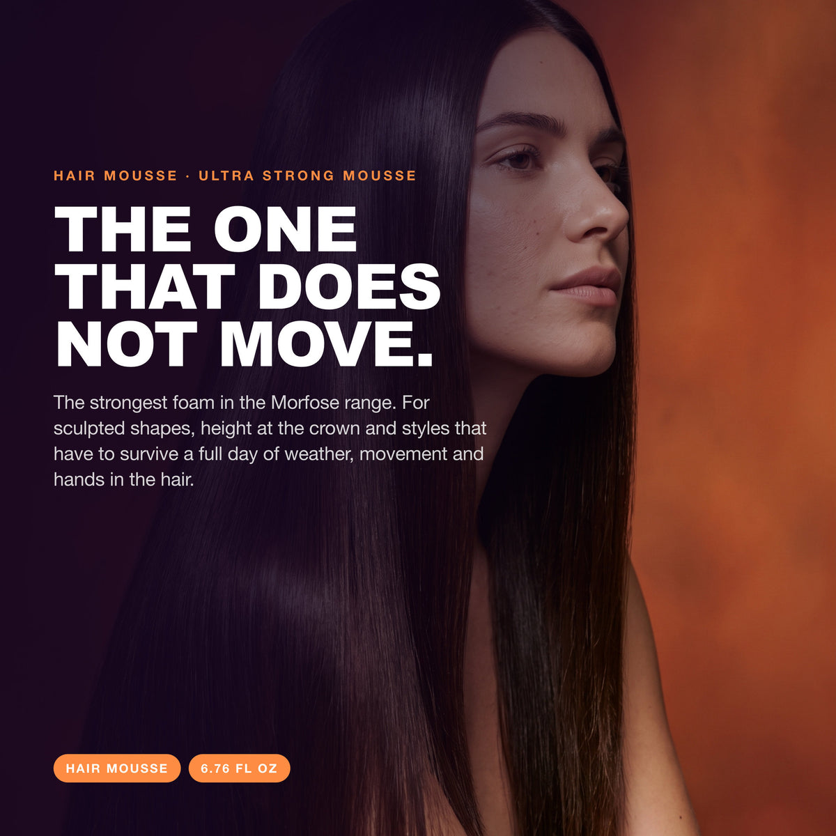 Morfose Hair Mousse Ultra Strong Orange overview