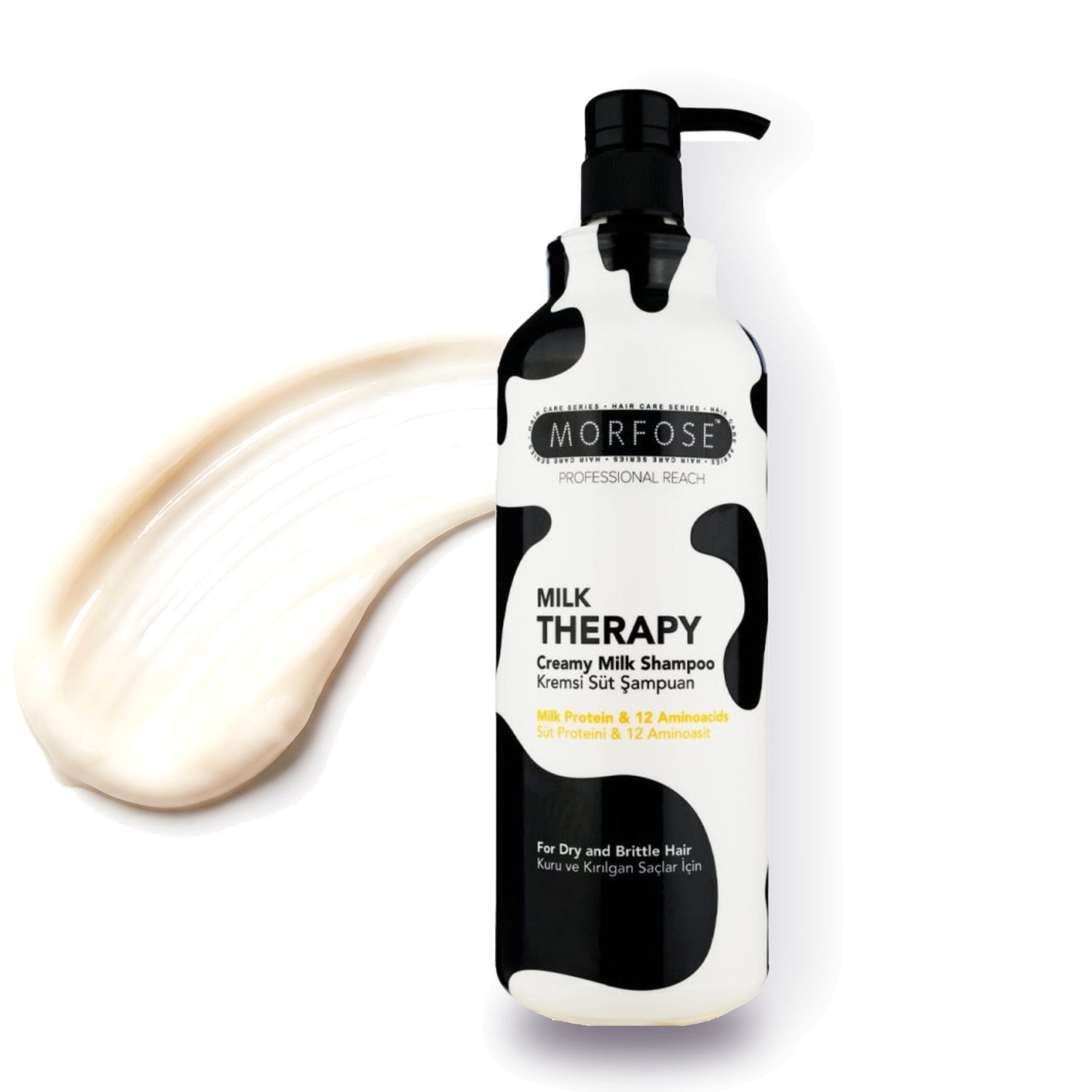 Morfose Milk Therapy Shampoo product photo on a white background