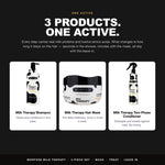 All 3 products in the Morfose Milk Therapy set carry real milk proteins and twelve amino acids