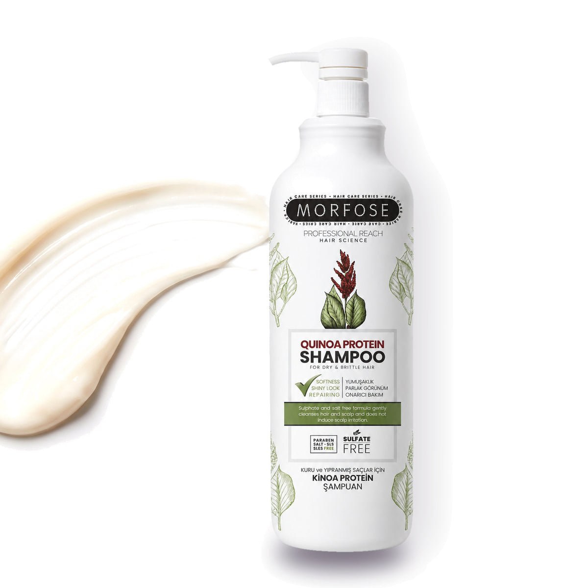 Morfose Professional Quinoa Protein Shampoo, 33.81 fl oz