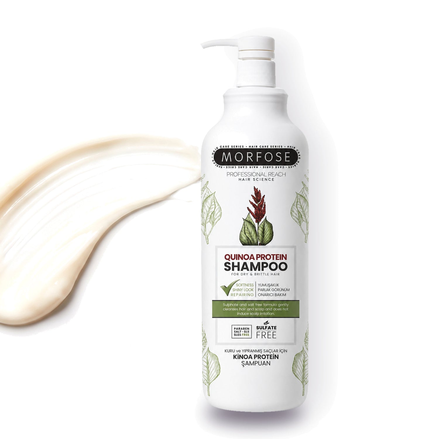 Morfose Professional Quinoa Protein Shampoo, 33.81 fl oz