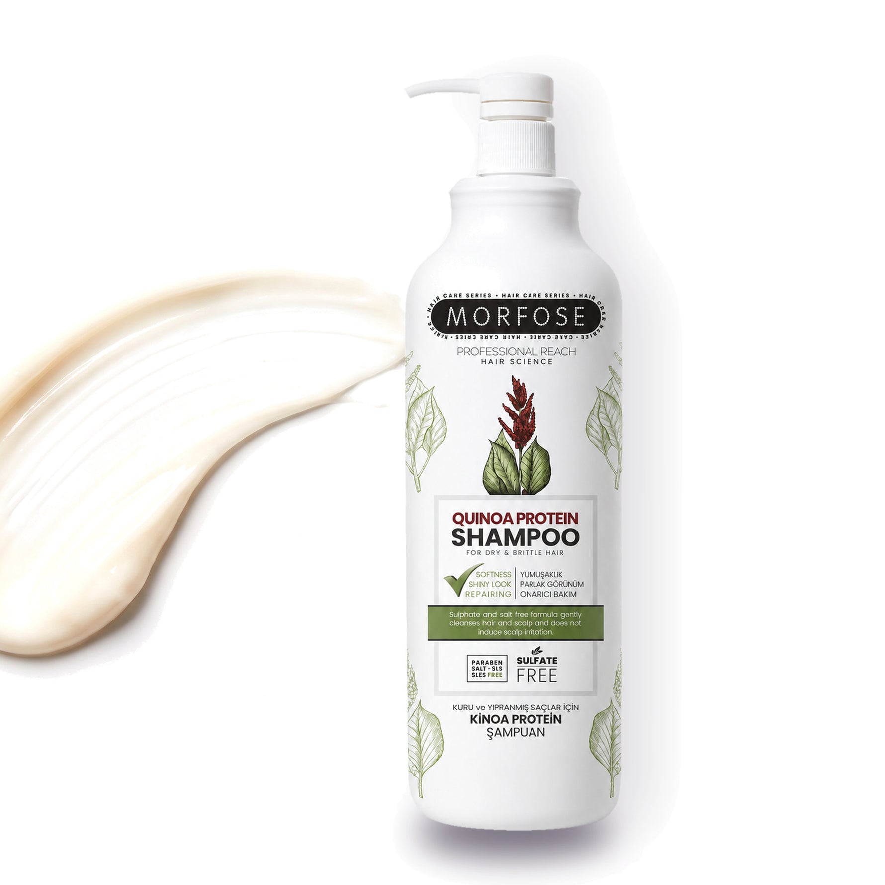 Morfose Professional Quinoa Protein Shampoo, 33.81 fl oz