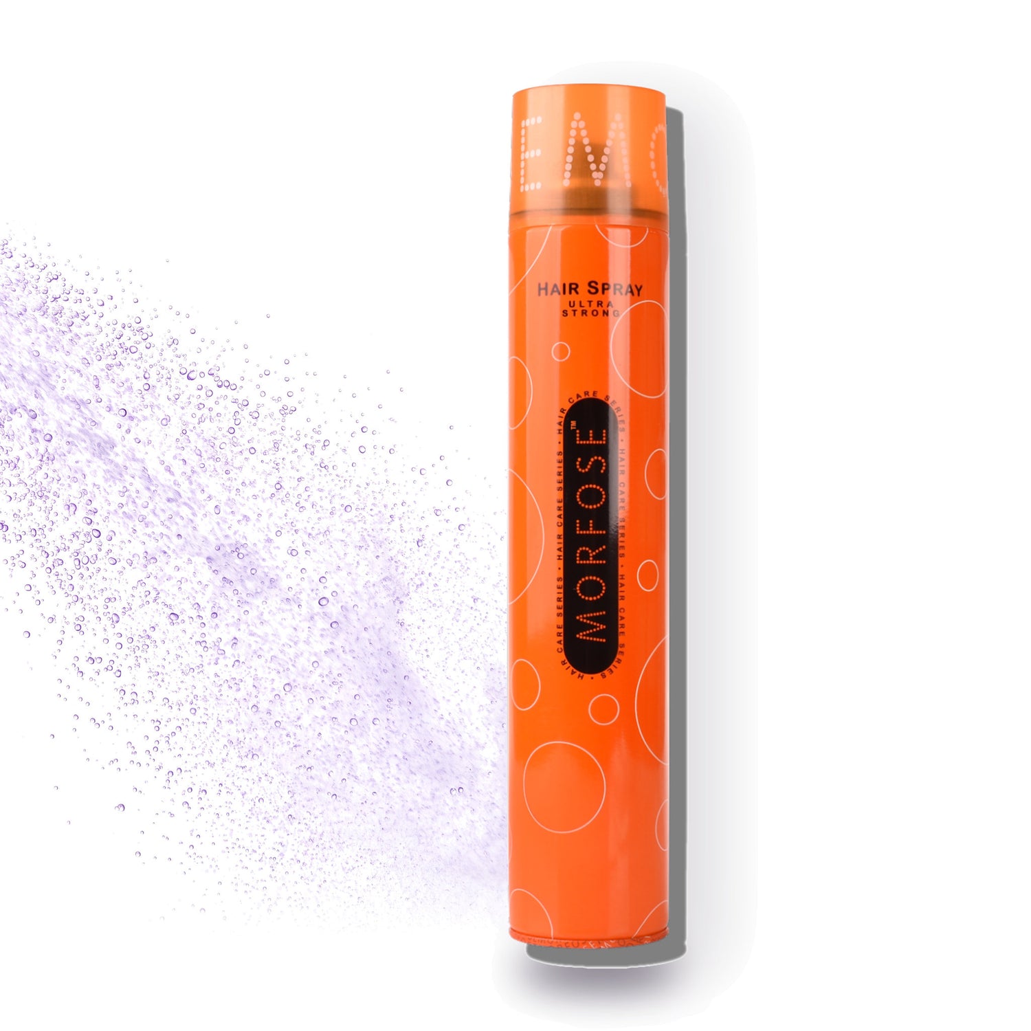 Morfose Hair Spray Ultra Strong Orange product photo on a white background
