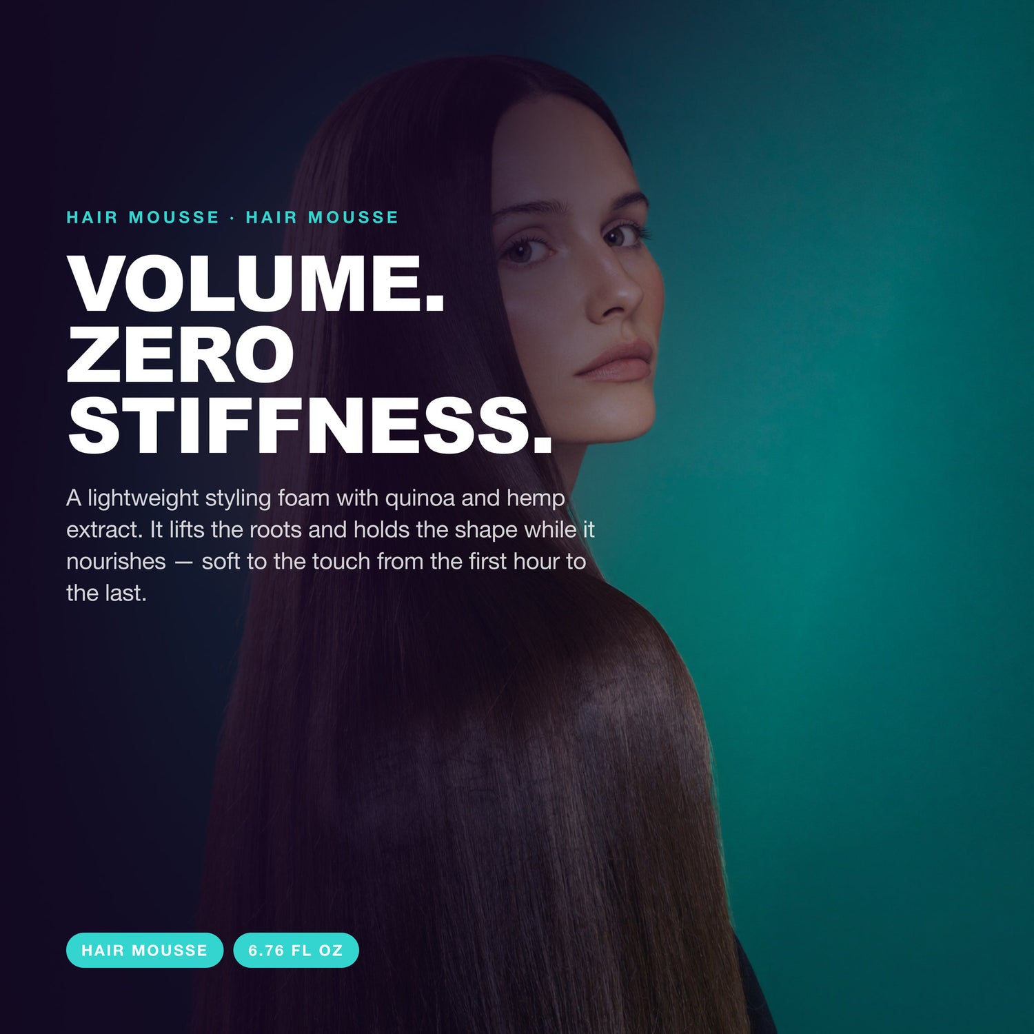 Morfose Quinoa & Hemp Hair Mousse overview