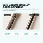 Morfose Quinoa and Hemp Hair Mousse: why volume usually costs softness