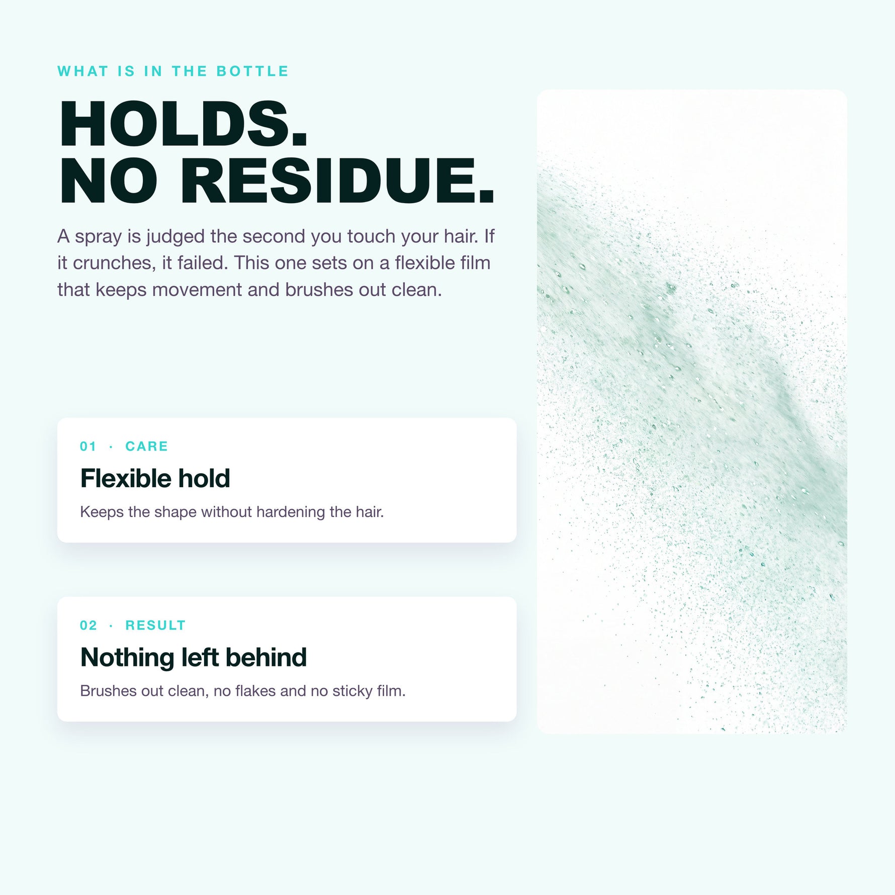 Morfose Quinoa and Hemp Hair Spray: flexible hold and nothing left behind