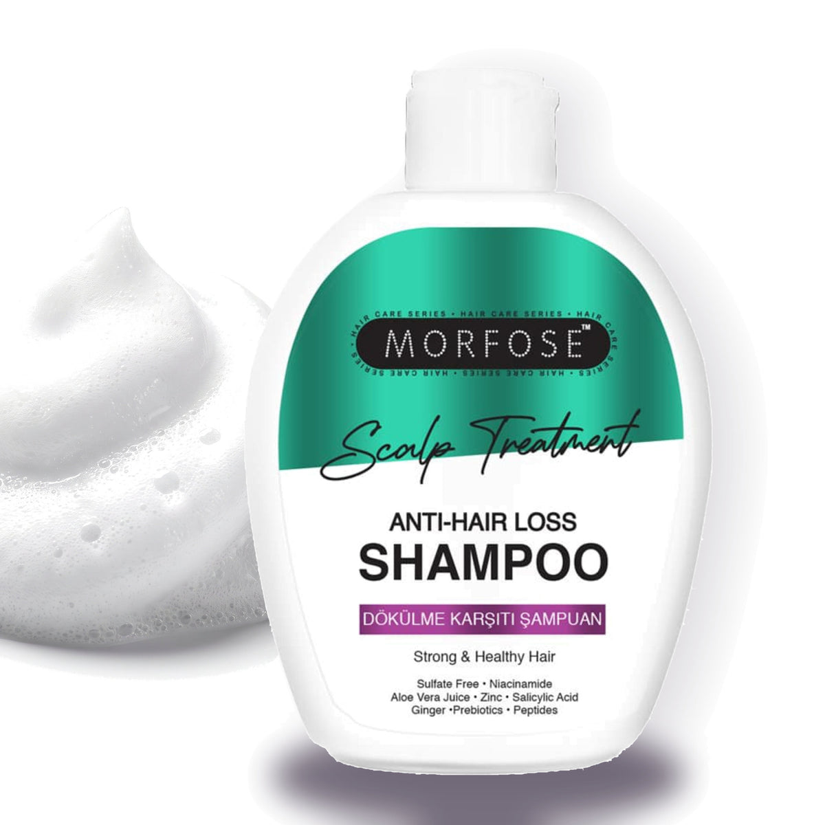 Morfose Professional Anti-Hair Loss Shampoo, 10.14 fl oz