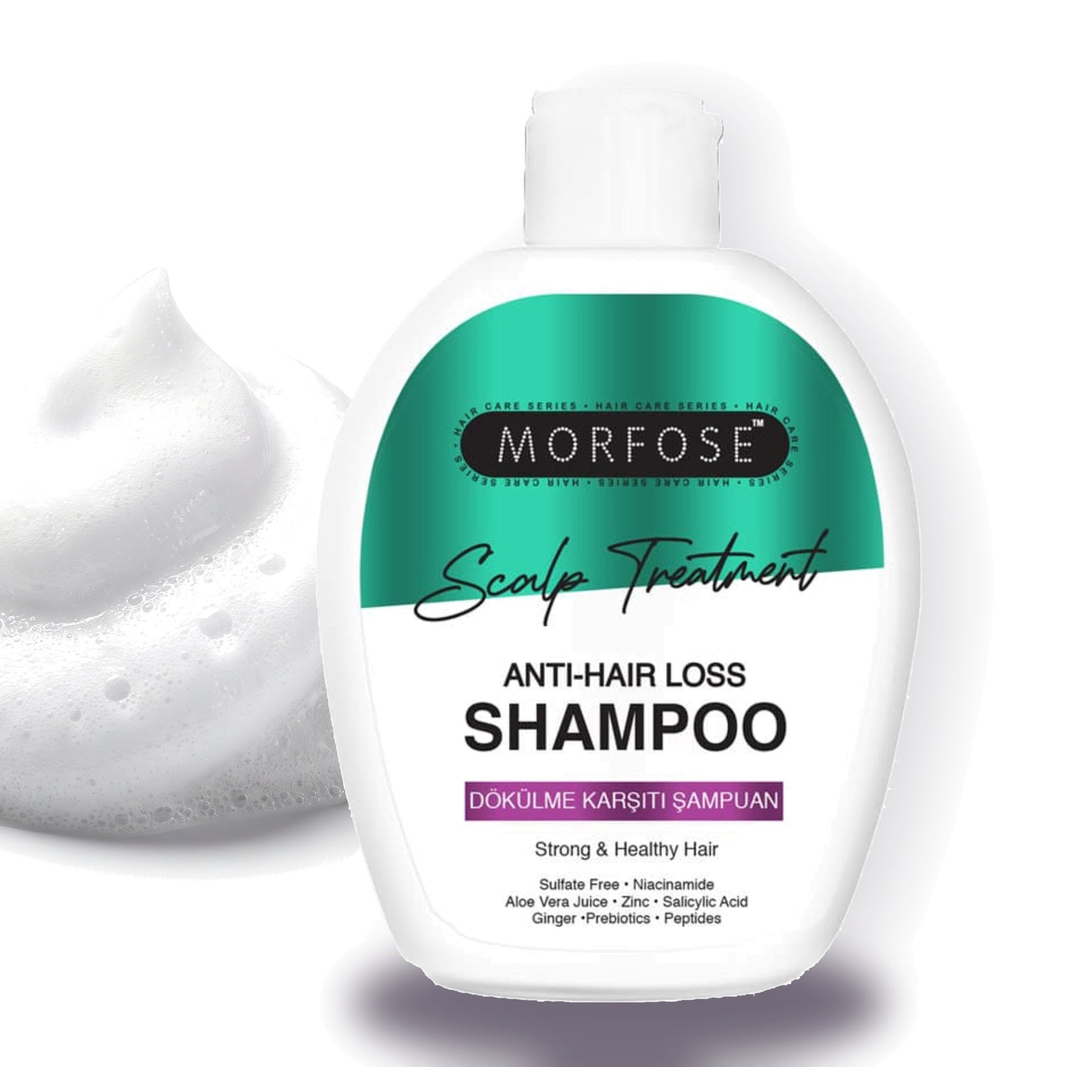 Morfose Professional Anti-Hair Loss Shampoo, 10.14 fl oz