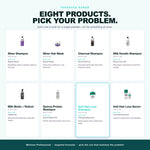 Morfose targeted range: silver, charcoal, keratin, biotin, quinoa and scalp care